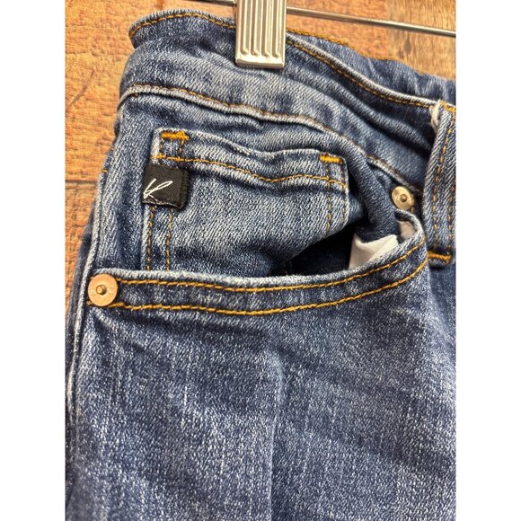 KanCan Womens Distressed Skinny Jeans Size 28 Blue Denim - Picture 4 of 8